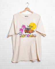 The Beach Boys Postcard Off White Thrifted Tee