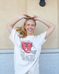 The Beach Boys Texas Tech True To Your School Off White Thrifted Tee - shoplivylu