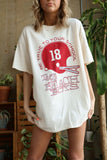 The Beach Boys University of Alabama True To Your School Off White Thrifted Tee
