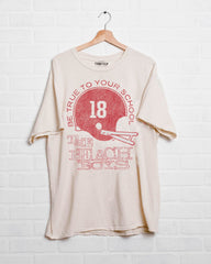 The Beach Boys University of Alabama True To Your School Off White Thrifted Tee - shoplivylu