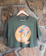 The Who 76 Green Cropped Tee (FINAL SALE) - shoplivylu