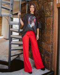 The Who Mirrors & Arrows Black Thrifted Distressed Tee (FINAL SALE) - shoplivylu