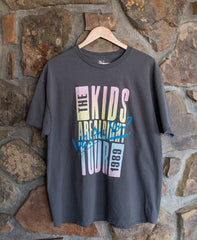 The Who Neon Who Are You Charcoal Thrifted Distressed Tee (FINAL SALE) - shoplivylu