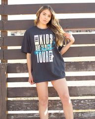 The Who Neon Who Are You Off Black One Size Tee (FINAL SALE) - shoplivylu