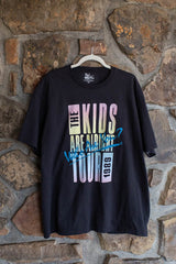 The Who Neon Who Are You Off Black One Size Tee (FINAL SALE) - shoplivylu