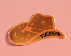 Tulsa Hat Sticker