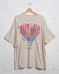 The Who Long Live Rock Off White One Size Tee - shoplivylu