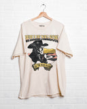Willie Nelson Desert Texas Off White Thrifted Tee - shoplivylu