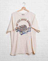 Willie Nelson OTR Metal Off White Thrifted Tee - shoplivylu